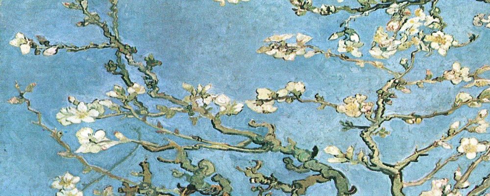 Vincent van Gogh, Ramo di mandorlo fiorito (particolare), 1890